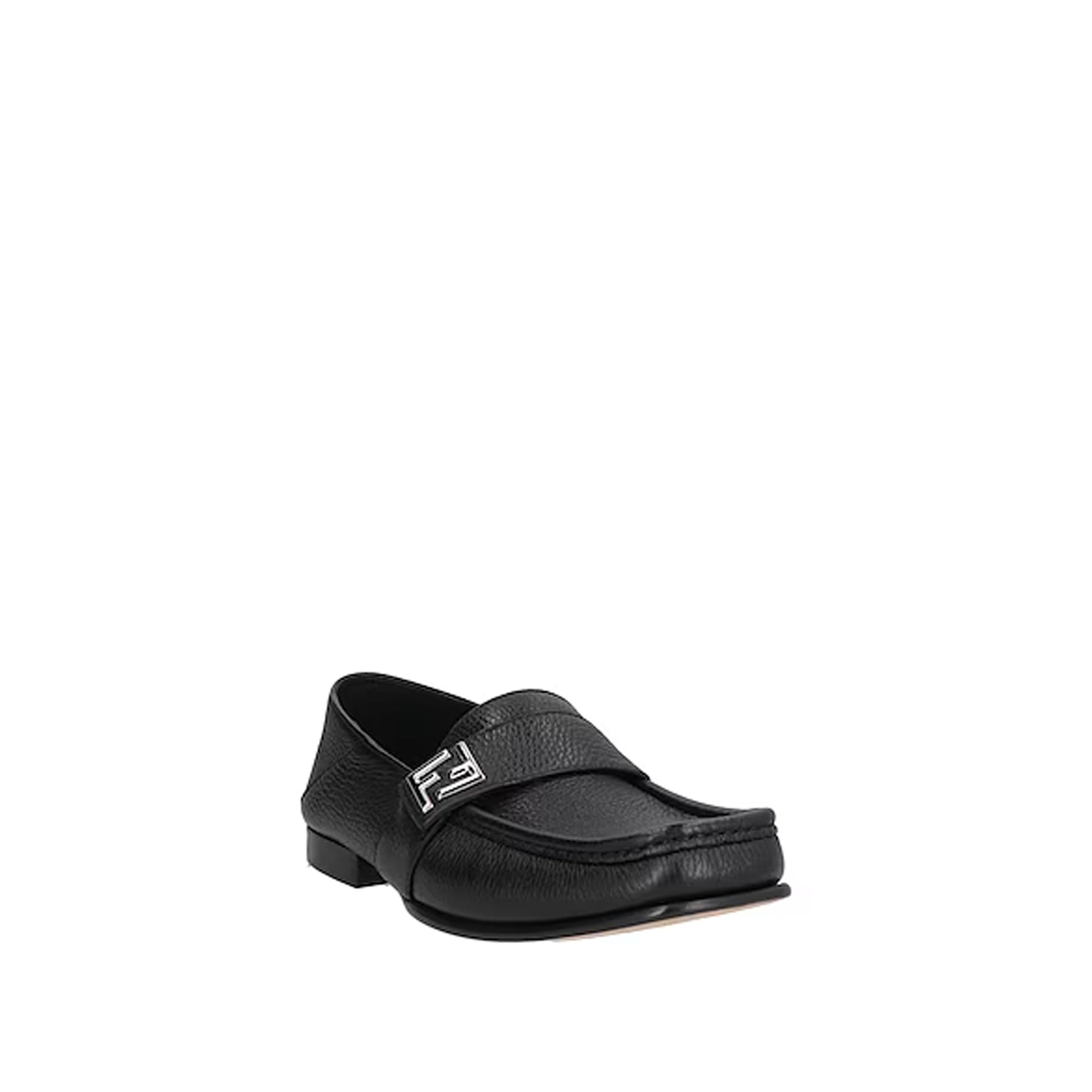Mocassins Fendi Leather - Black - Homme