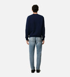 Ami Paris - Sweatshirt Ami De Coeur – Bleu Marine Rouge