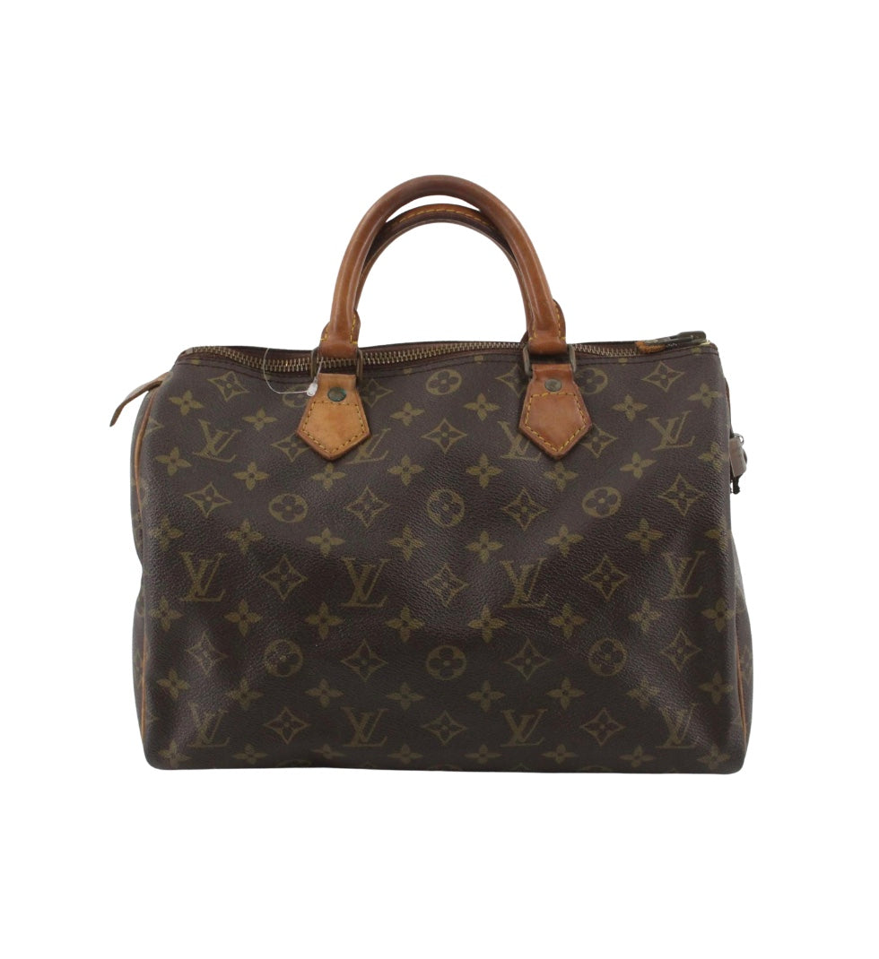Louis Vuitton Speedy Handbag Monogram Canvas 30