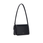 Valentino Garavani Rockstud Shoulder Bag - Black - Femme