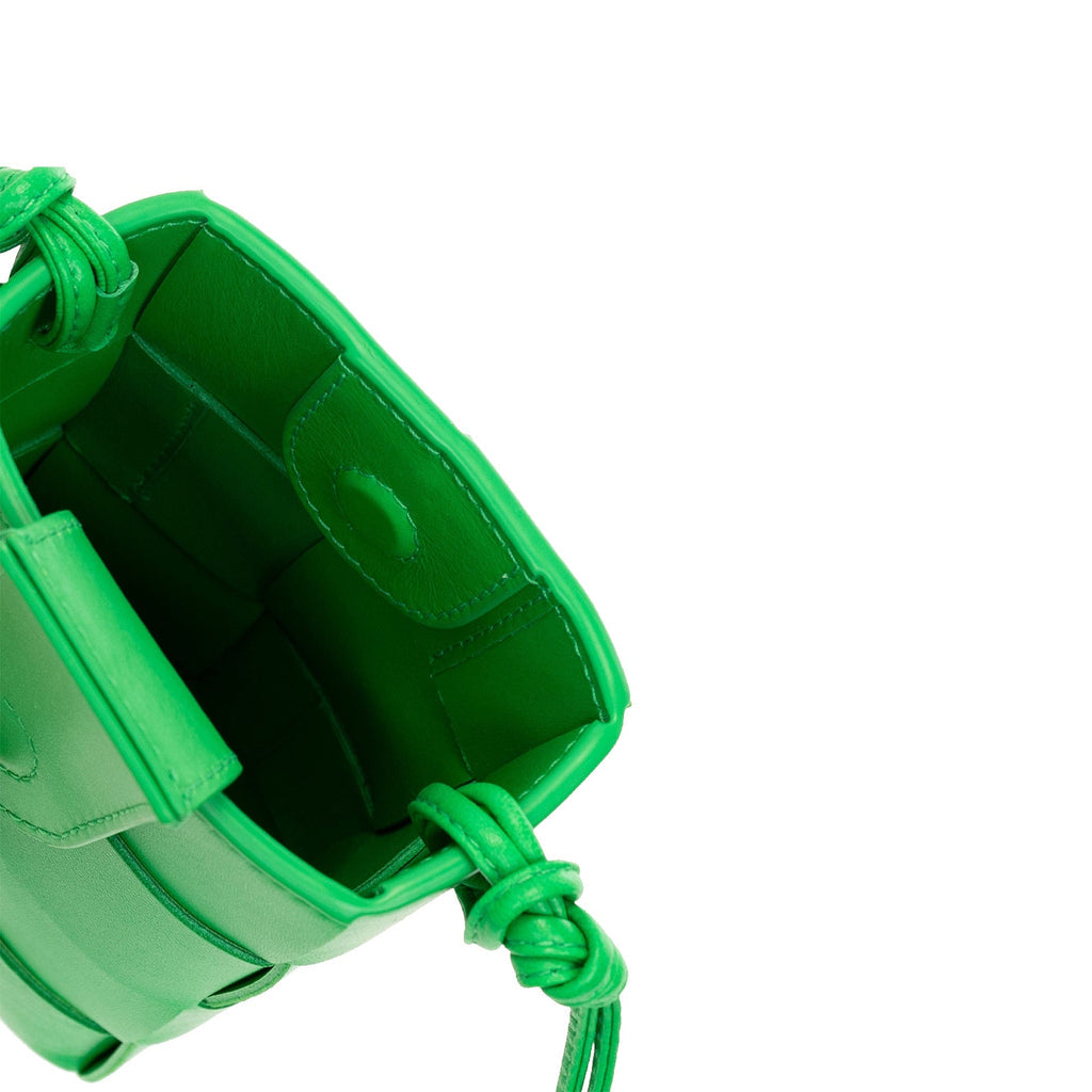 Bottega Veneta Leather Phone Case - Green - Femme