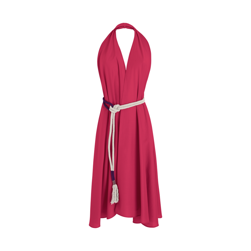 Robe Paréo Malin Mi-Long Aline - Camelia