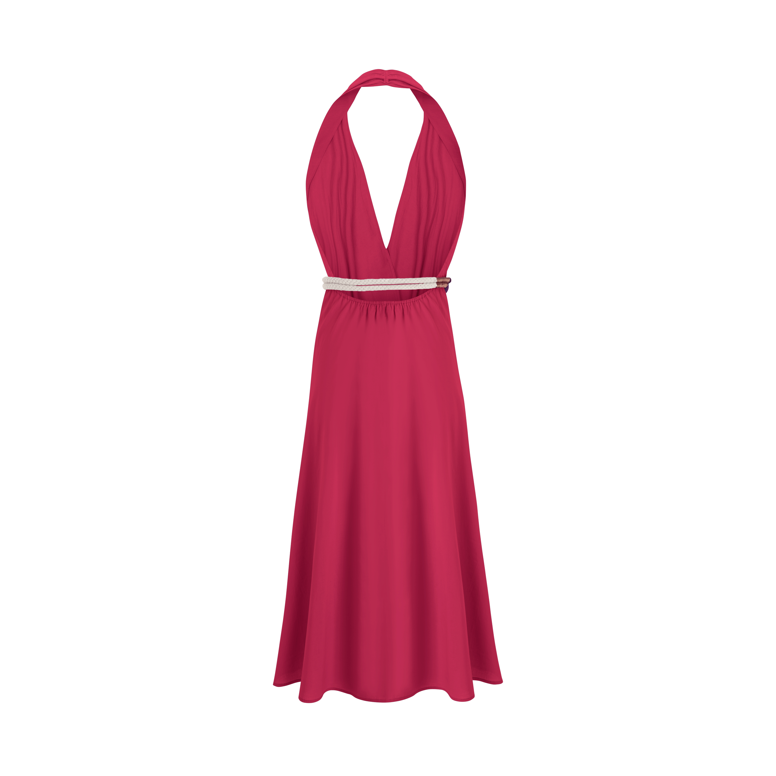 Robe Paréo Malin Mi-Long Aline - Camelia