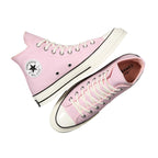 Baskets Femme Converse Chuck 70 Hi - Rose, Blanc