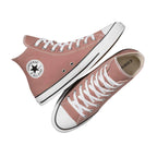 Baskets Femme Converse All Star Canvas Hi - Rose, Chocolat