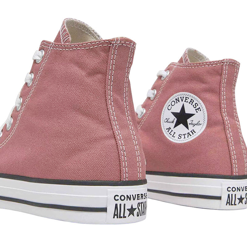 Baskets Femme Converse All Star Canvas Hi - Rose, Chocolat