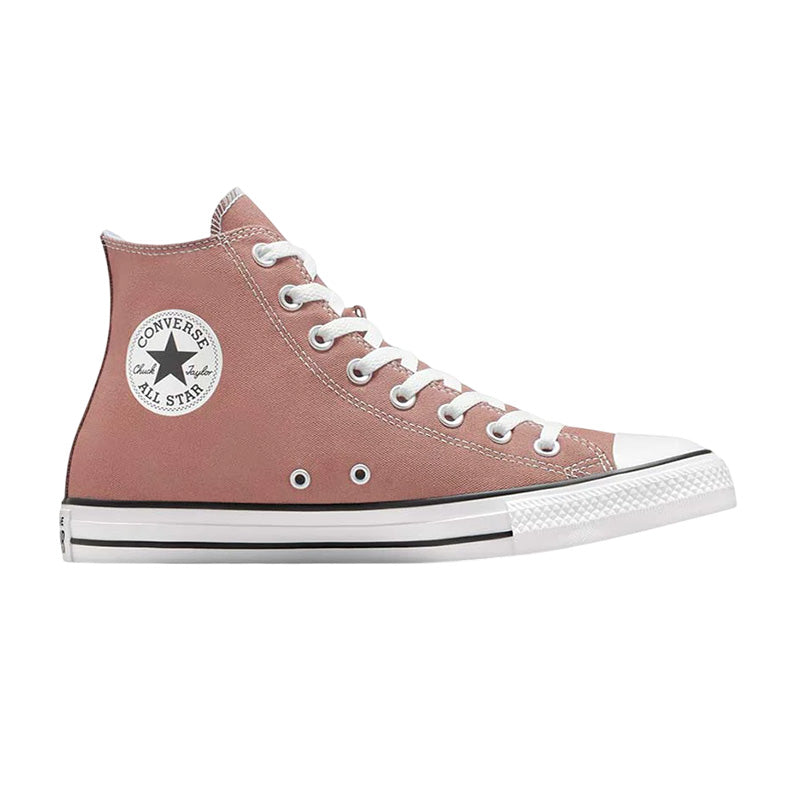Baskets Femme Converse All Star Canvas Hi - Rose, Chocolat