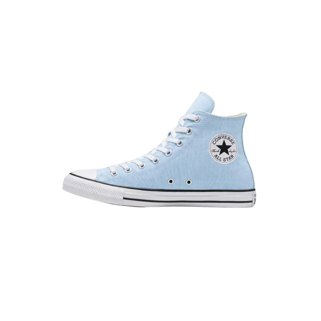 Baskets Femme Converse All Star Canvas Hi - Bleu Ciel, Blanc