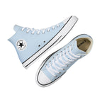Baskets Femme Converse All Star Canvas Hi - Bleu Ciel, Blanc