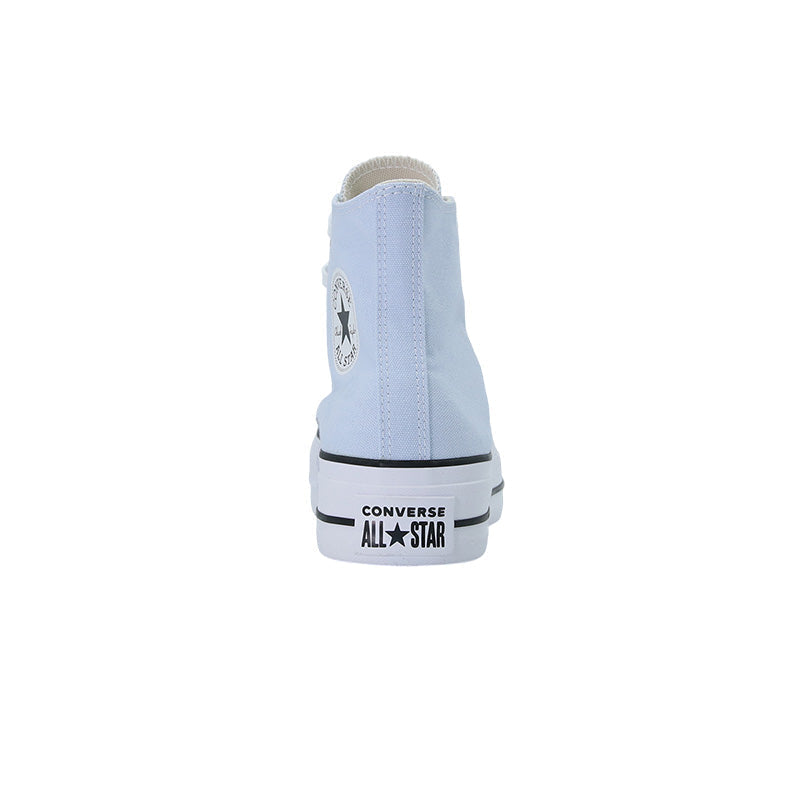 Baskets Femme Converse Hi All Star Lift - Bleu Ciel, Blanc, Noir
