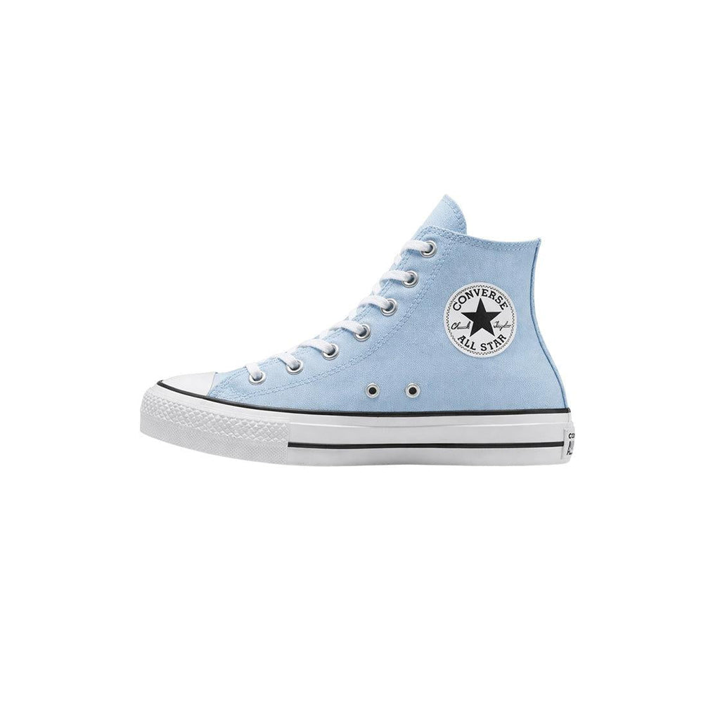 Baskets Femme Converse Hi All Star Lift - Bleu Ciel, Blanc, Noir
