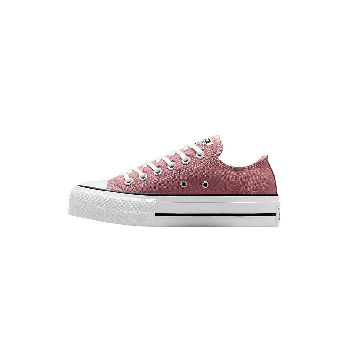 Baskets Femme Converse Hi All Star Lift - Rose, Bordeaux