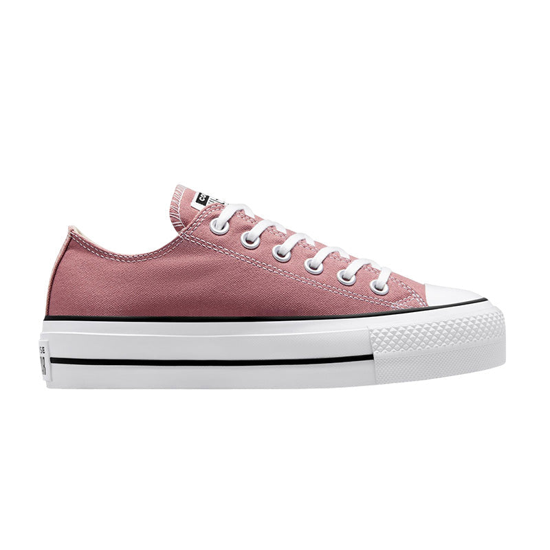 Baskets Femme Converse Hi All Star Lift - Rose, Bordeaux