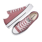 Baskets Femme Converse Hi All Star Lift - Rose, Bordeaux