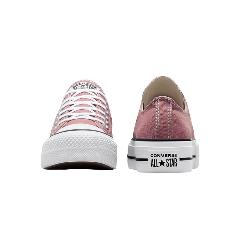 Baskets Femme Converse Hi All Star Lift - Rose, Bordeaux