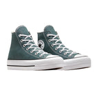 Baskets Femme Converse Hi All Star Lift - Vert Bouteille, Vert