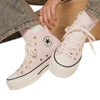 Baskets Femme Converse Hi All Star Lift - Rose Gold