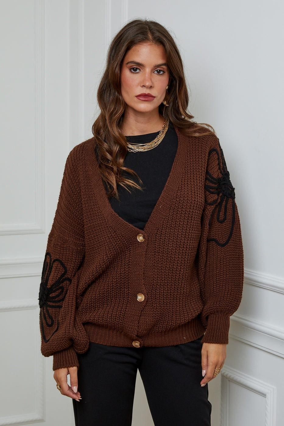 Gilet A1771 - Choco