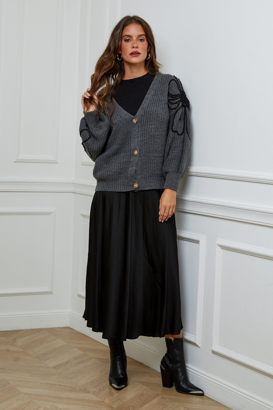Gilet A1771 - Gris