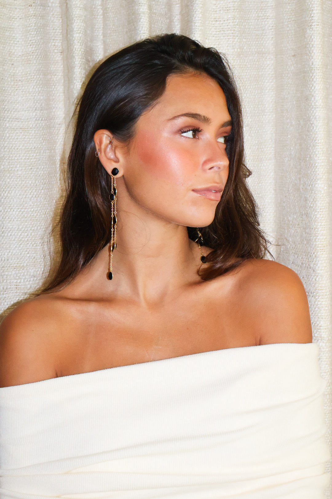 Boucles D'Oreilles Luna Negros