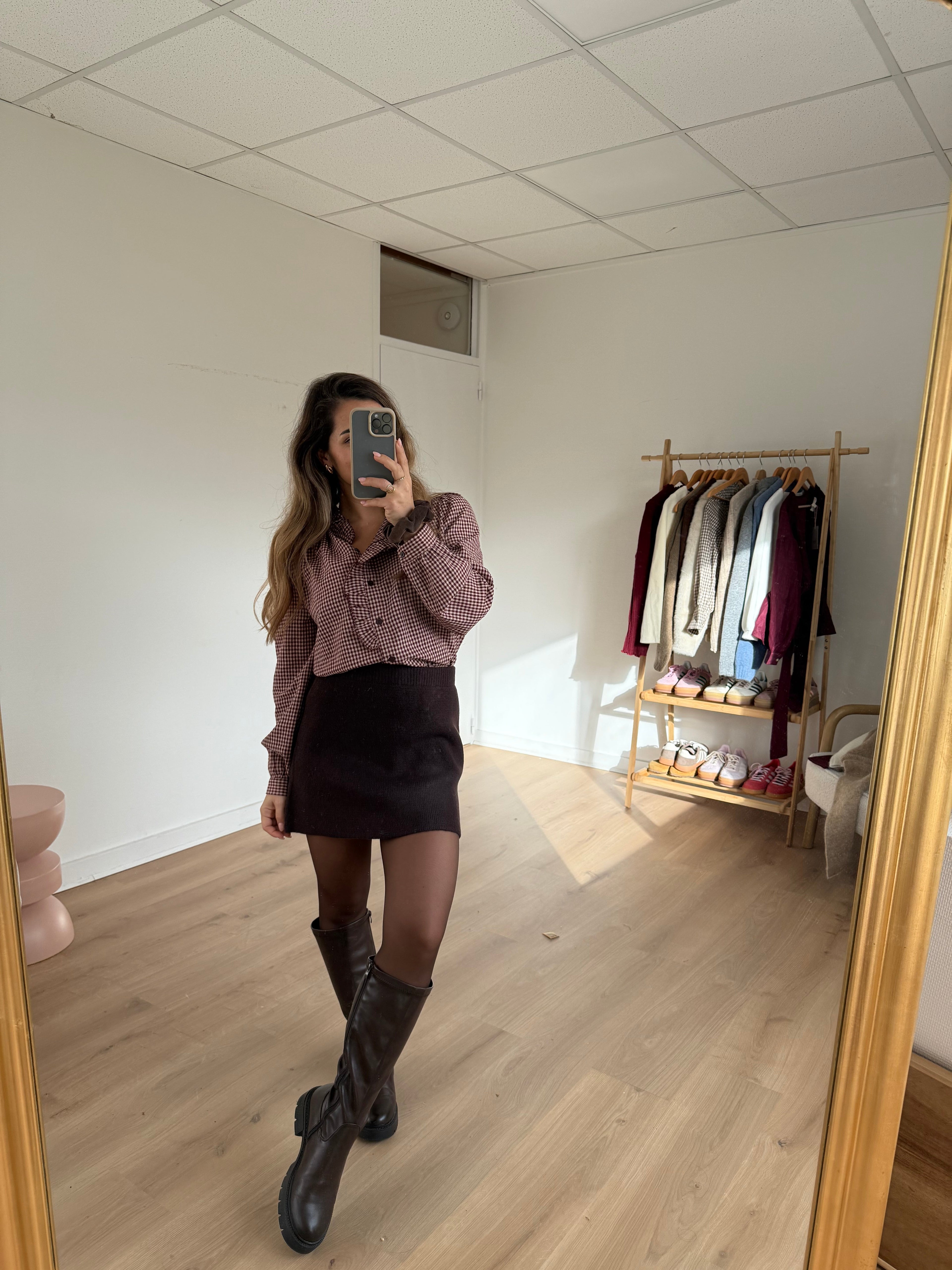 Blouse À Carreaux Margaux