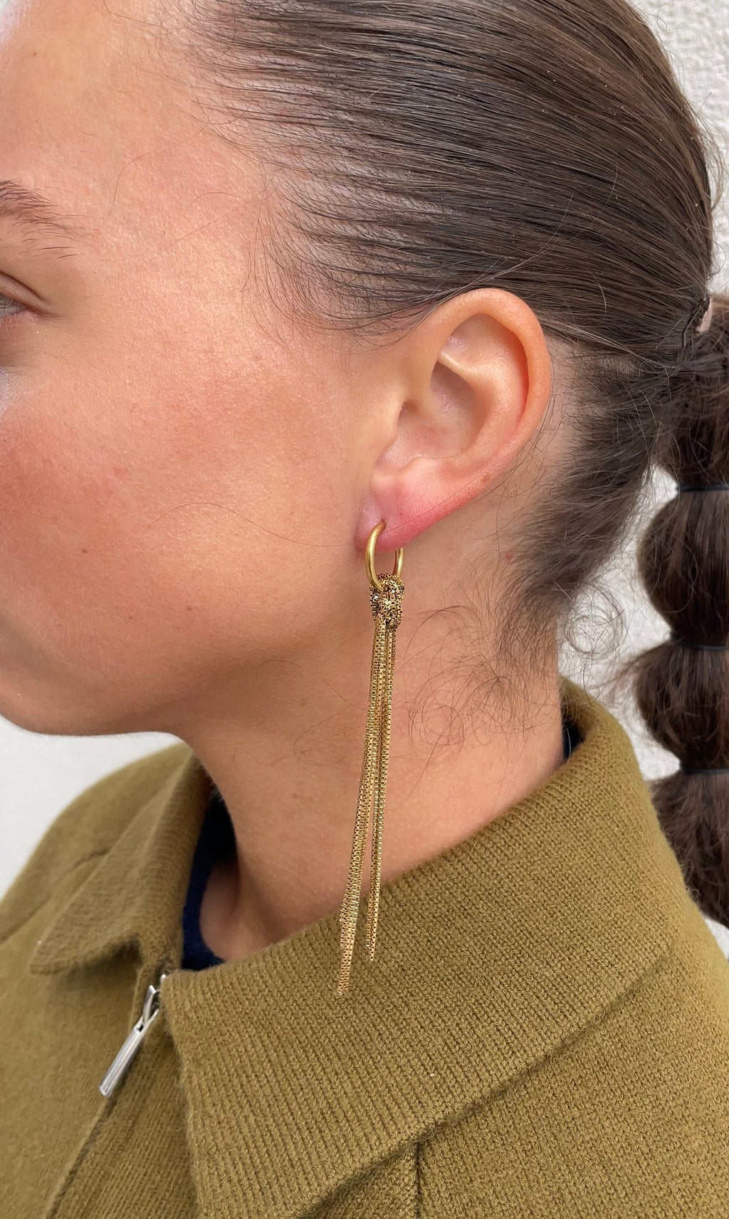 Boucles D'Oreilles Knot X Hoops