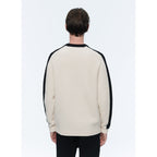 Fursac - Pull Écru En Laine À Bandes Noires