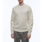 Fursac - Pull En Tricot Patchwork De Laine Mérinos