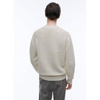 Fursac - Pull En Tricot Patchwork De Laine Mérinos