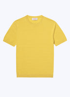 Fursac - TShirt Jaune En Coton Mercerisé