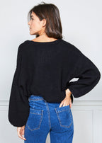 Marie Sixtine - Cardigan Elsa - Charbon