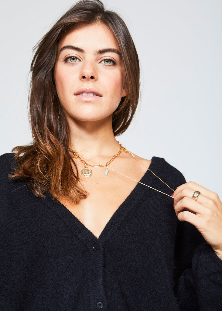 Marie Sixtine - Cardigan Elsa - Charbon