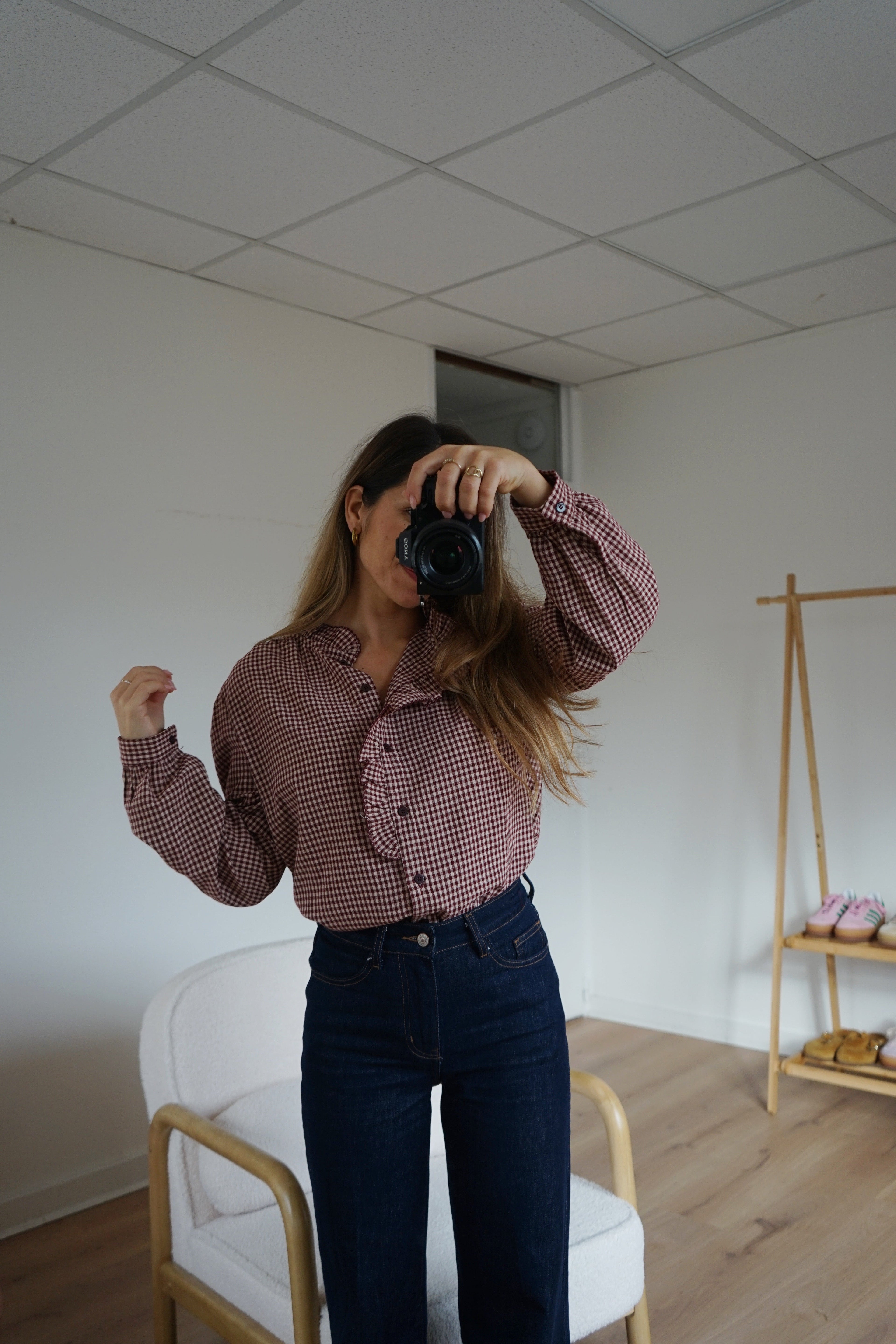 Blouse À Carreaux Margaux