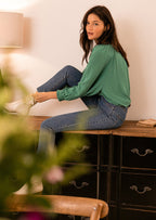 Blouse Fluide Hazel paon | MARIE SIXTINE