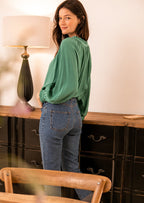 Blouse Fluide Hazel paon | MARIE SIXTINE