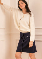 Jupe Trapeze Florine sailor | MARIE SIXTINE