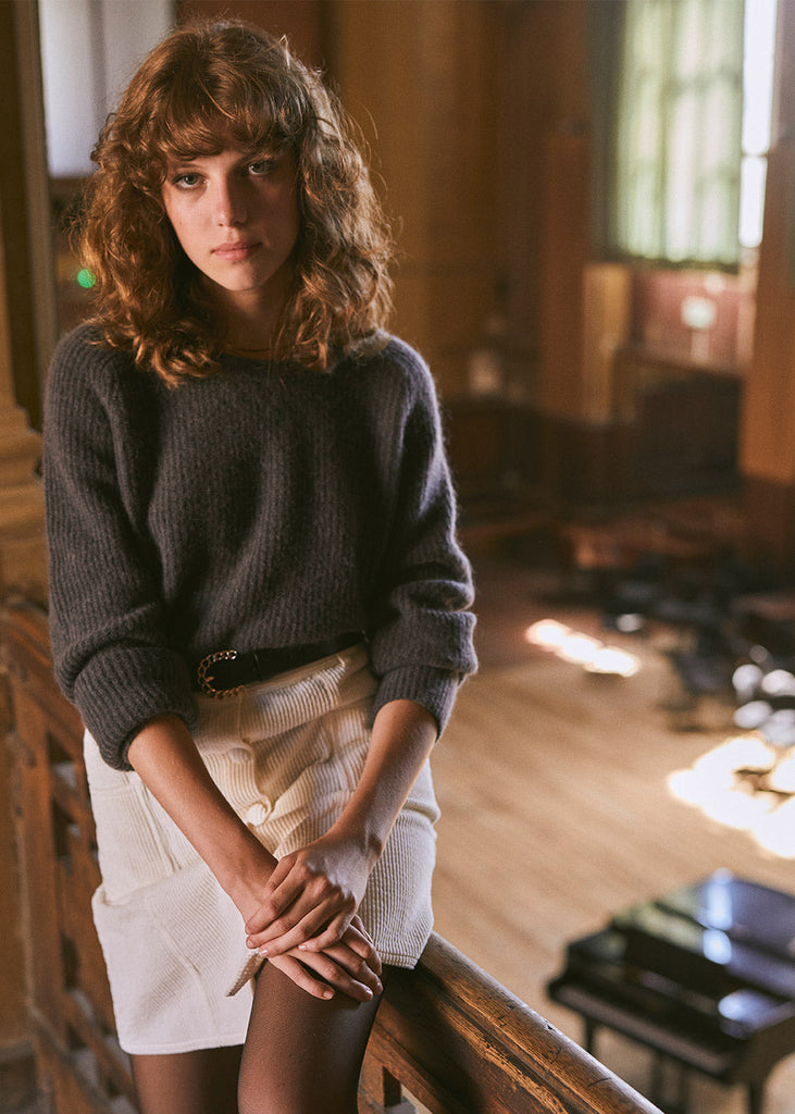 Marie Sixtine - Pull Extra Doux Mohair Elora - Vinyle