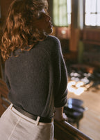 Marie Sixtine - Pull Extra Doux Mohair Elora - Vinyle