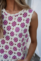 Top Crochet Emery - Rose