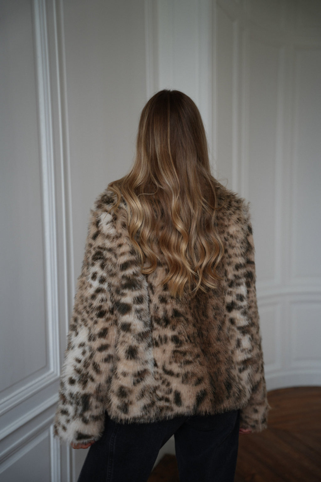 Manteau Fourrure Kane - Léopard
