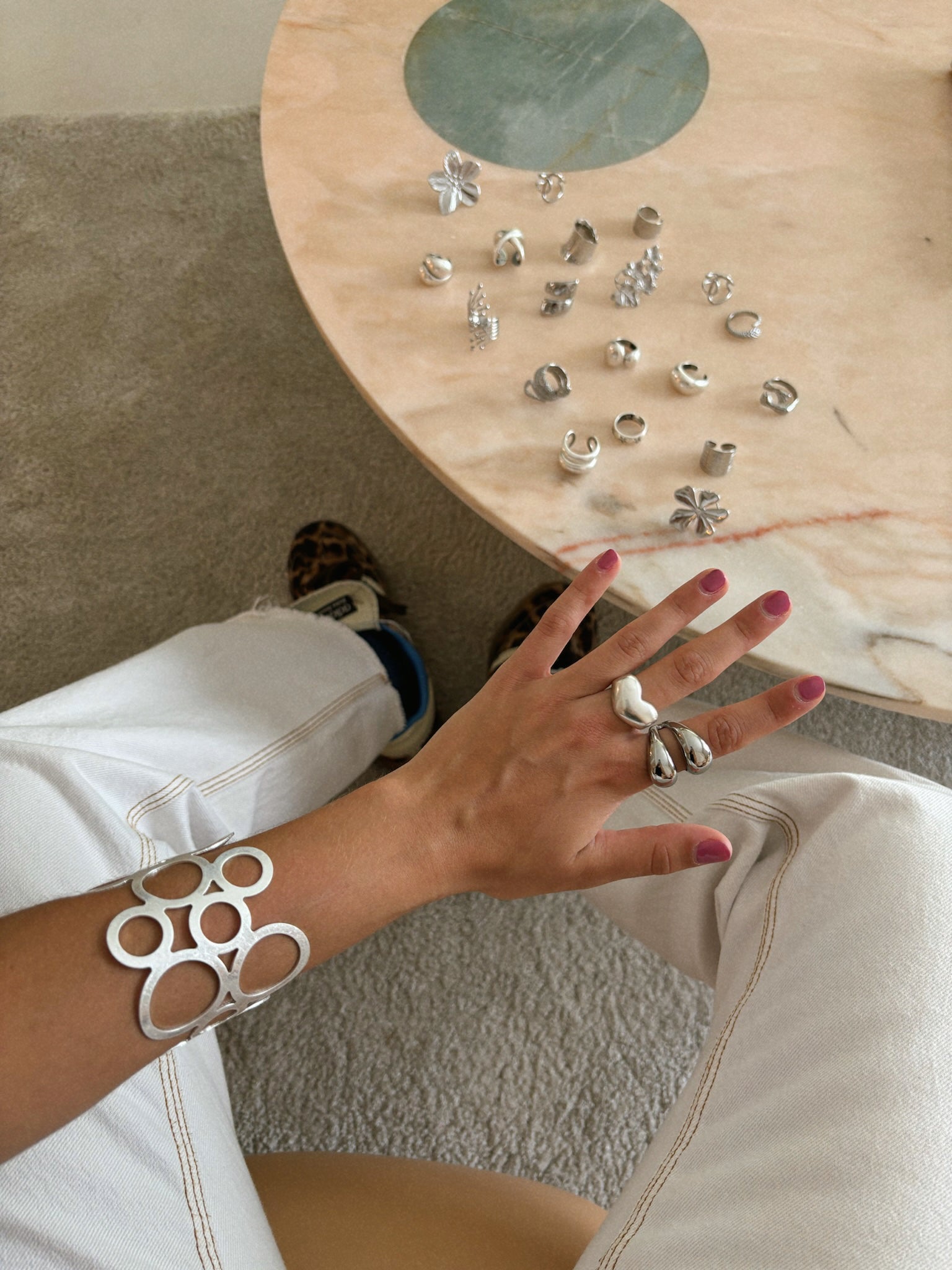 Bague My Heart Plata