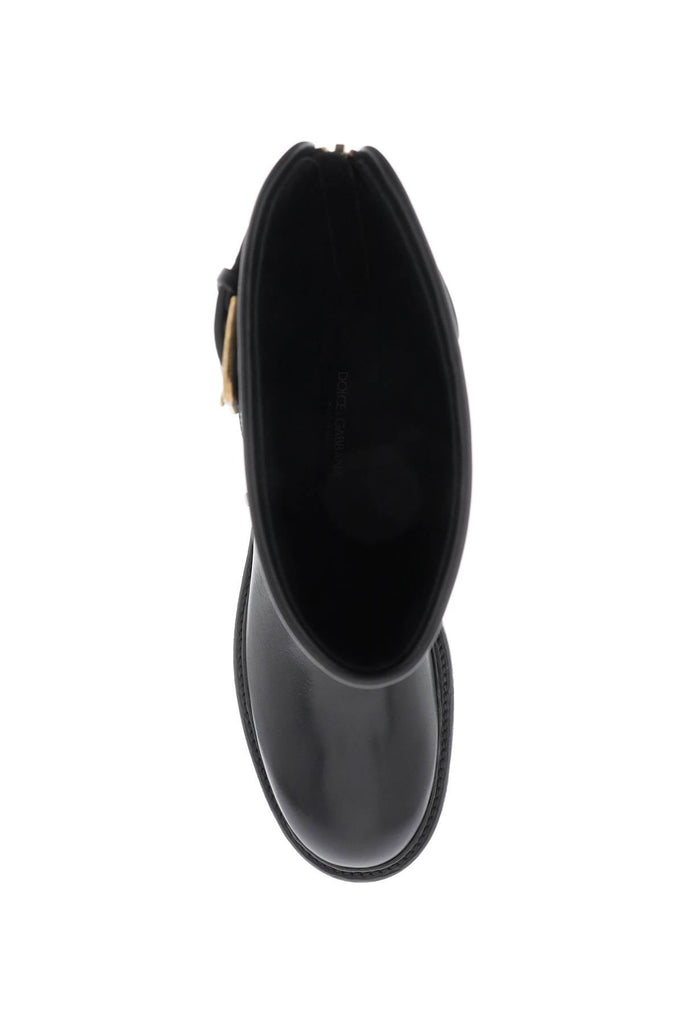 Dolce & Gabbana - Bottes Dolce & Gabbana Leather Biker Boots