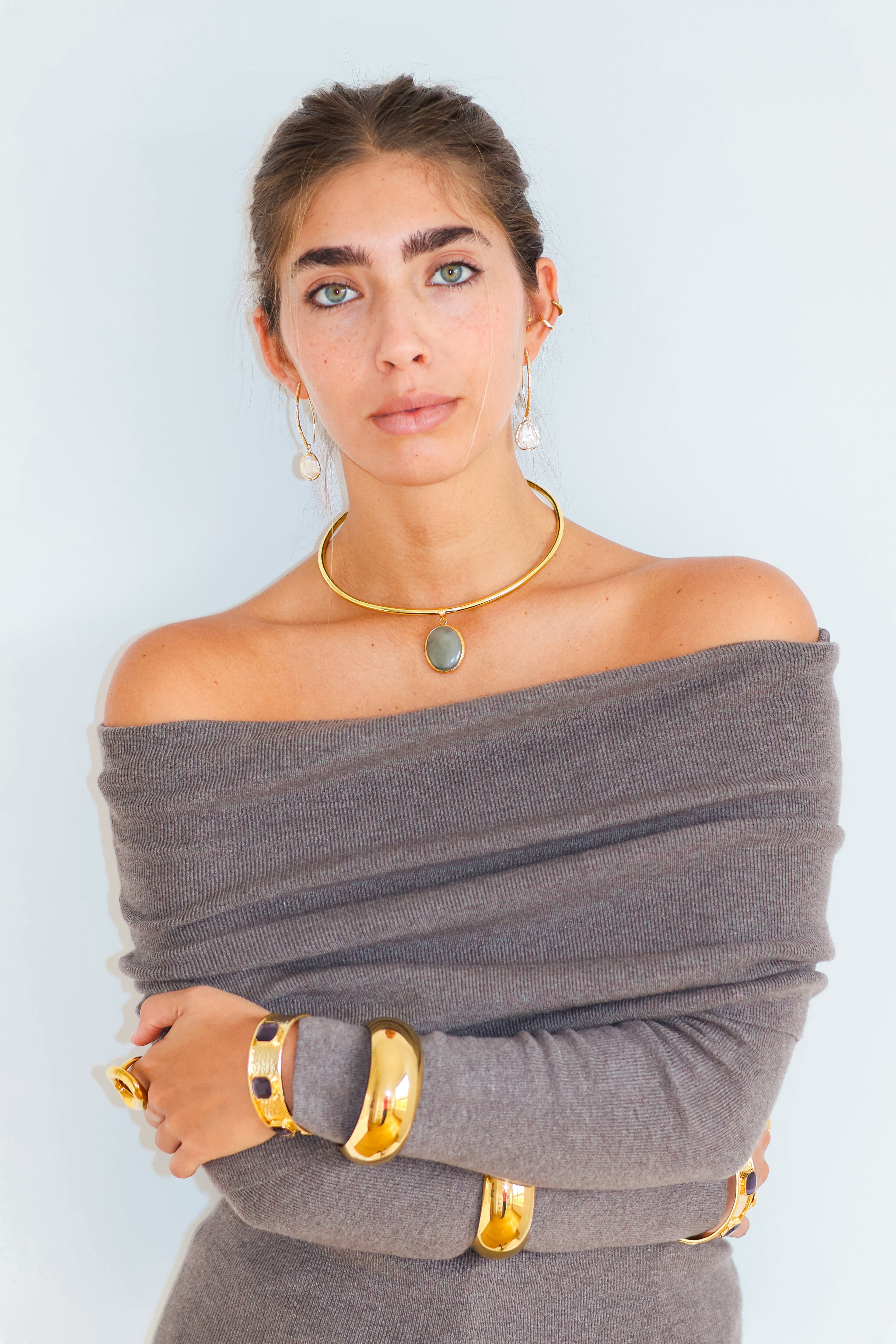 Chocker Amuleto Verde