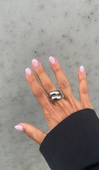 Bague Duo Wave