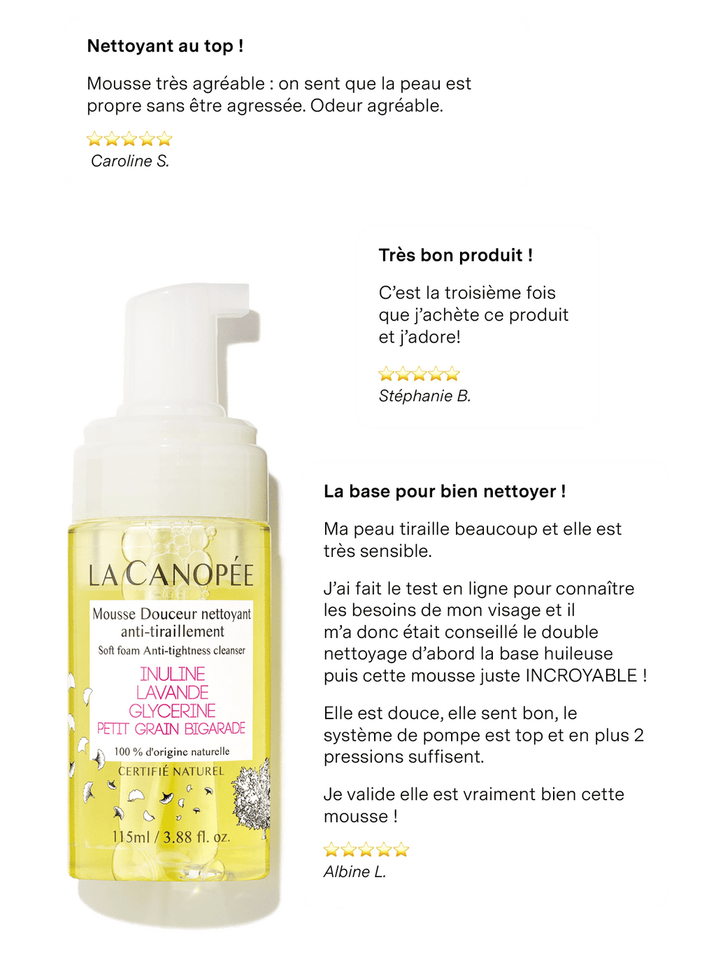 Mousse Douceur Nettoyant Anti-Tiraillement