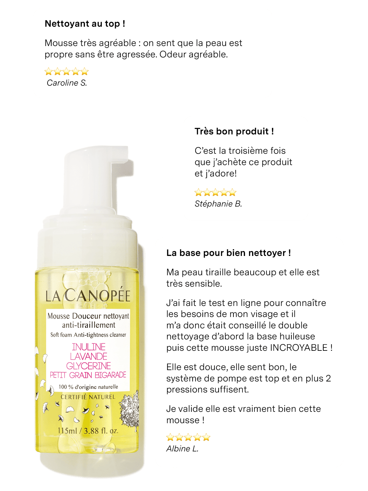 Mousse Douceur Nettoyant Anti-Tiraillement - Recharge