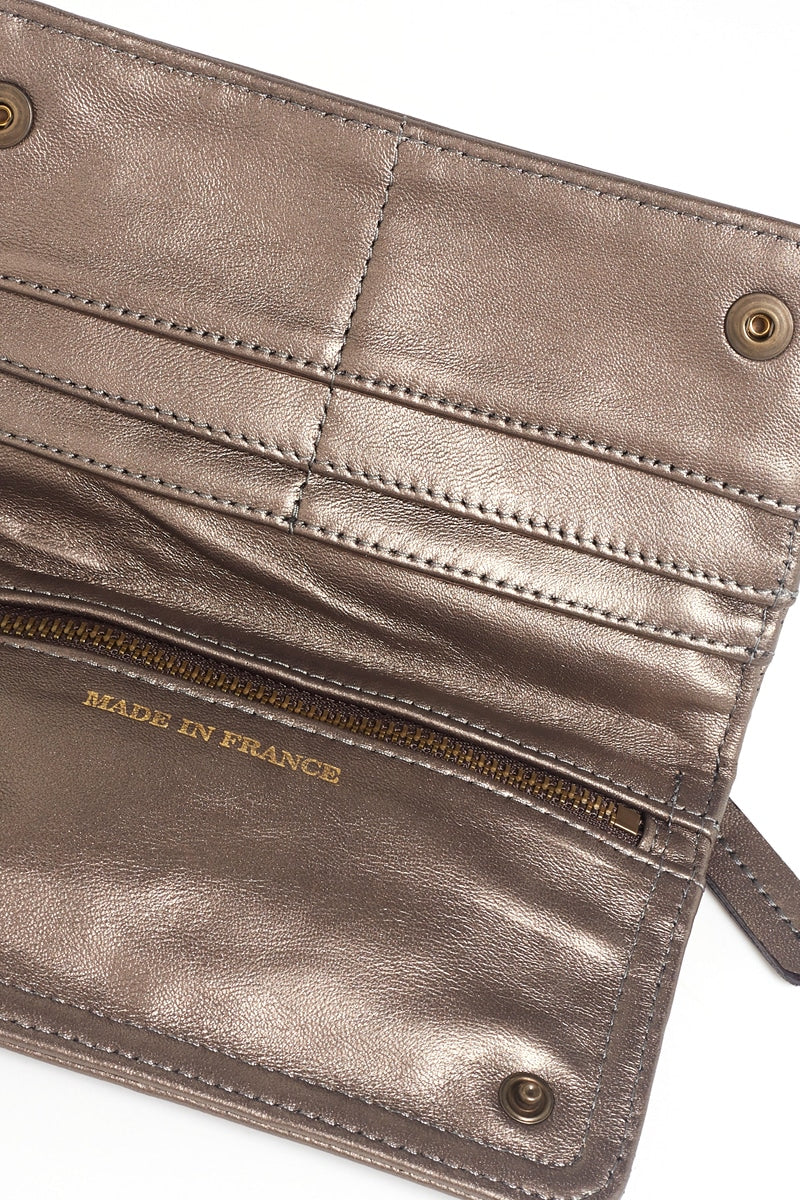 Petite Maroquinerie Nina - Bronze Metallique