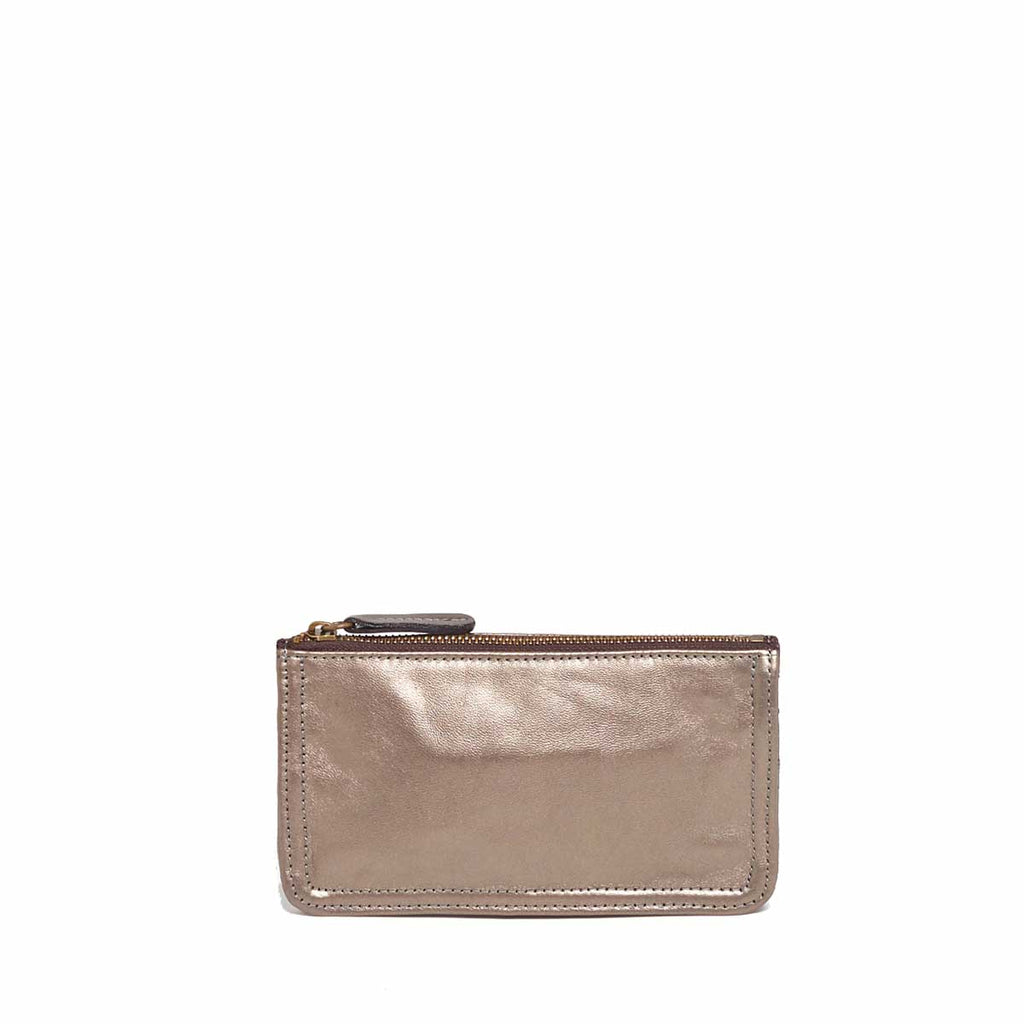 Petite Maroquinerie Nina - Bronze Metallique
