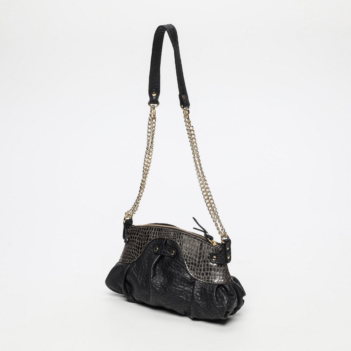 Sac À Bandoulière Venus - Noir/Argent