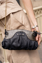 Sac À Bandoulière Venus - Noir/Argent